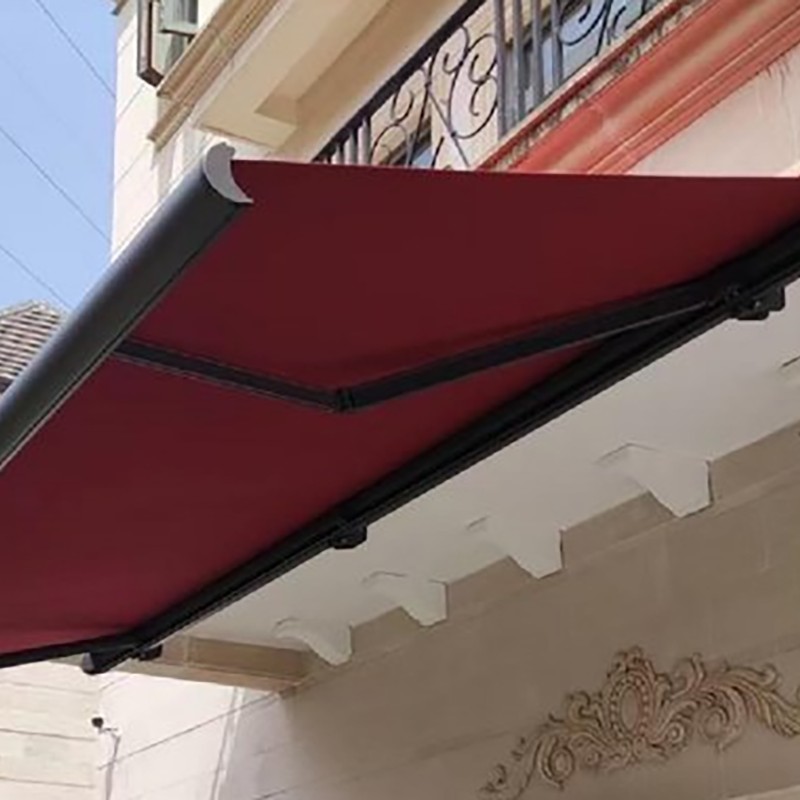 굴절식 암 가이드 레일 외부 롤러 쉐이드